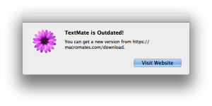 TextMate forced update