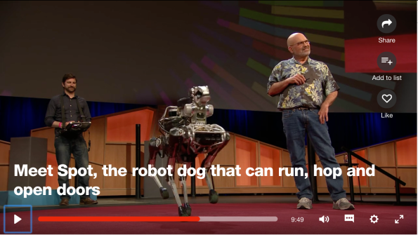 Still from TED talk video of 